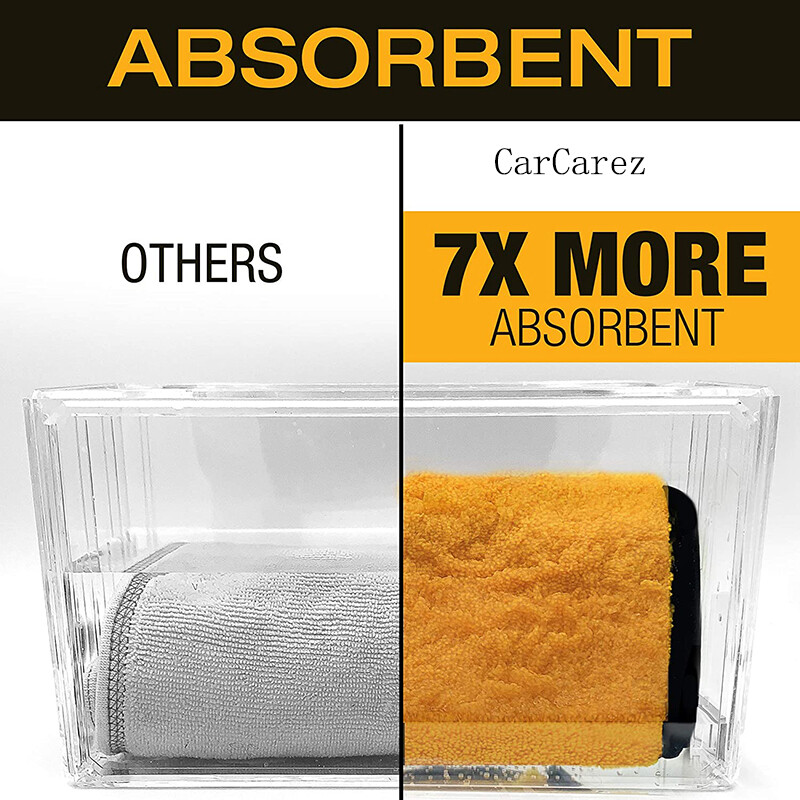 6 Pcs Premium Microfiber Towels Car Washing Auto Detailing Dual-Sided 16″ x 16″