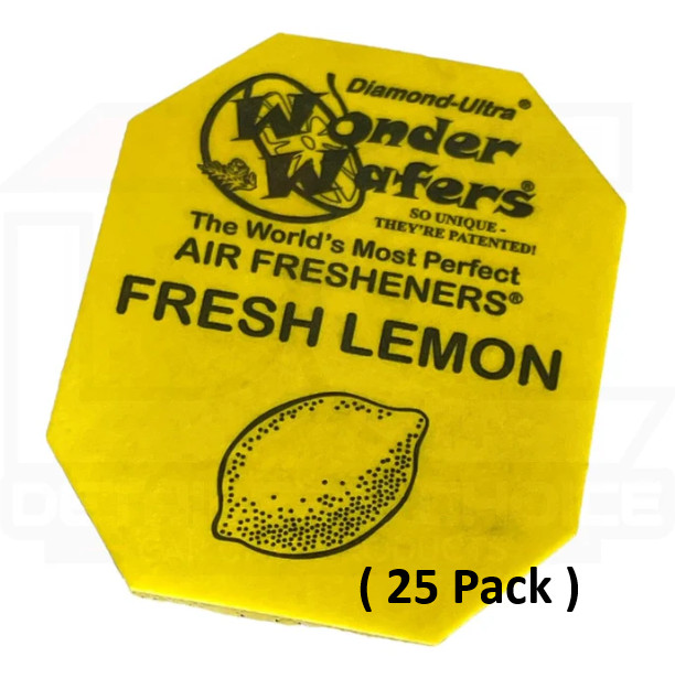 Wonder Wafers 25 Count Fresh Lemon Scent Air Freshening Wafers Individually W…