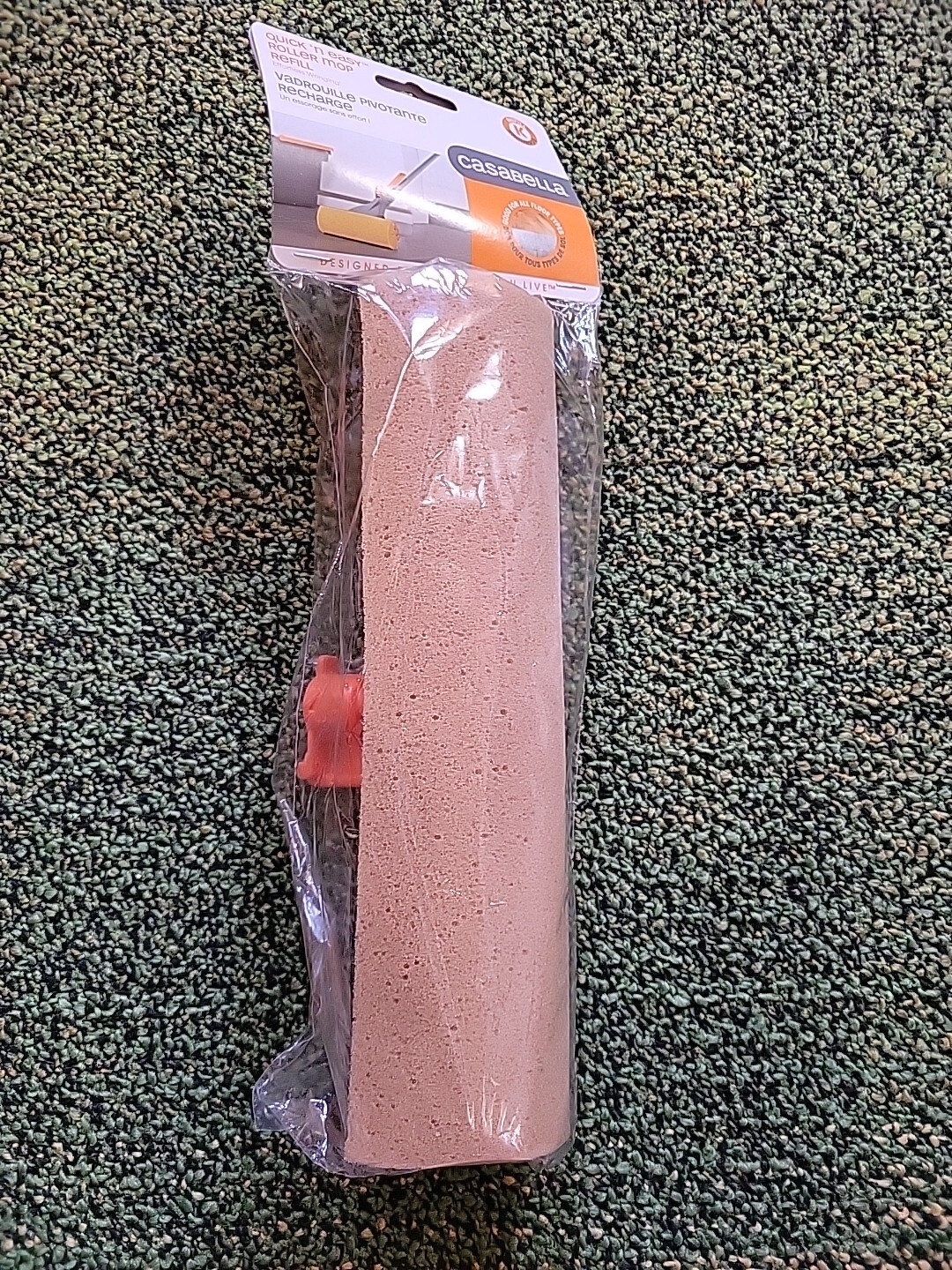 Casabella sponge refill K for roller mop 52061 orange