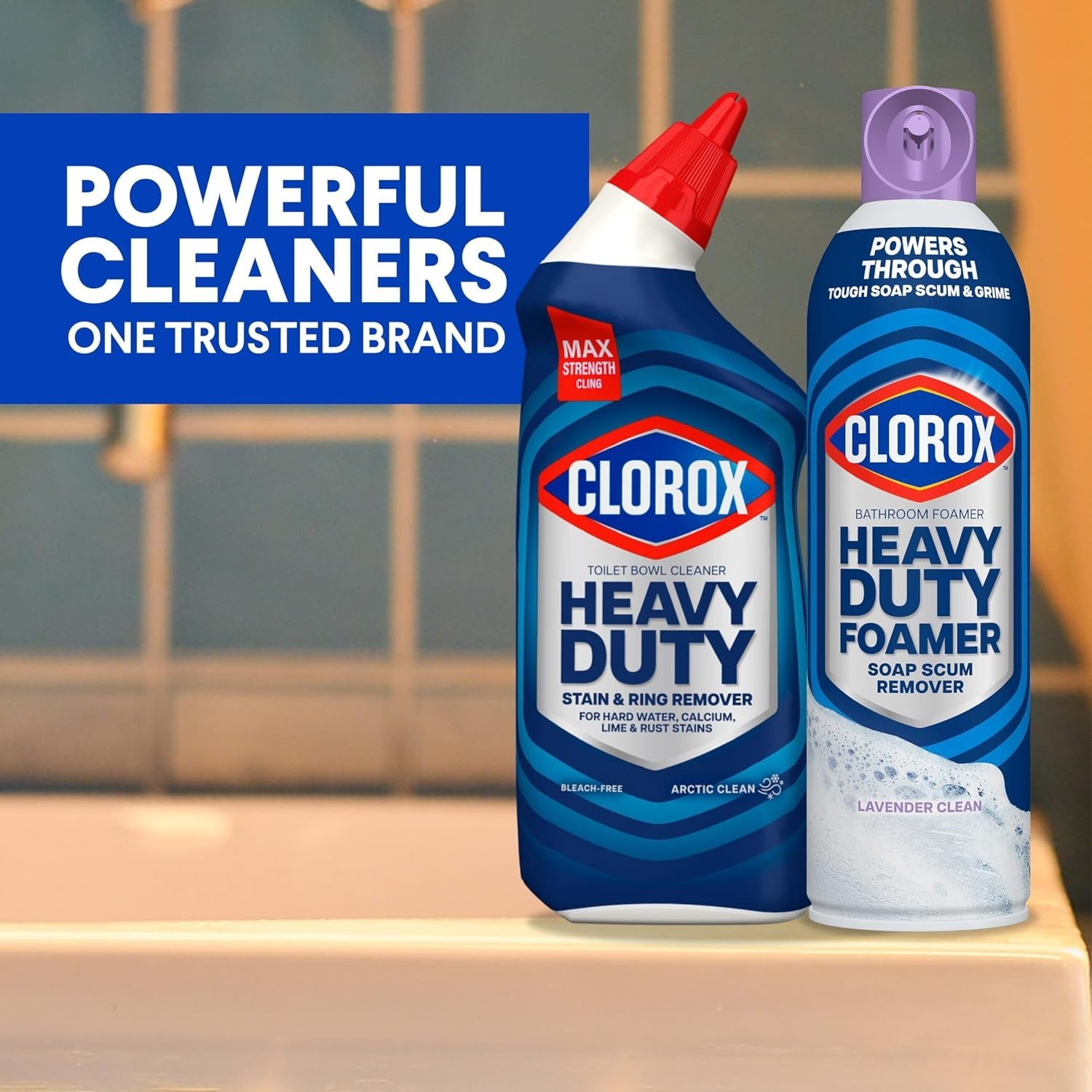 Max Strength Toilet Bowl Cleaner – Bleach-Free, 24 Fl Oz., Pack of 2, Deodorizes