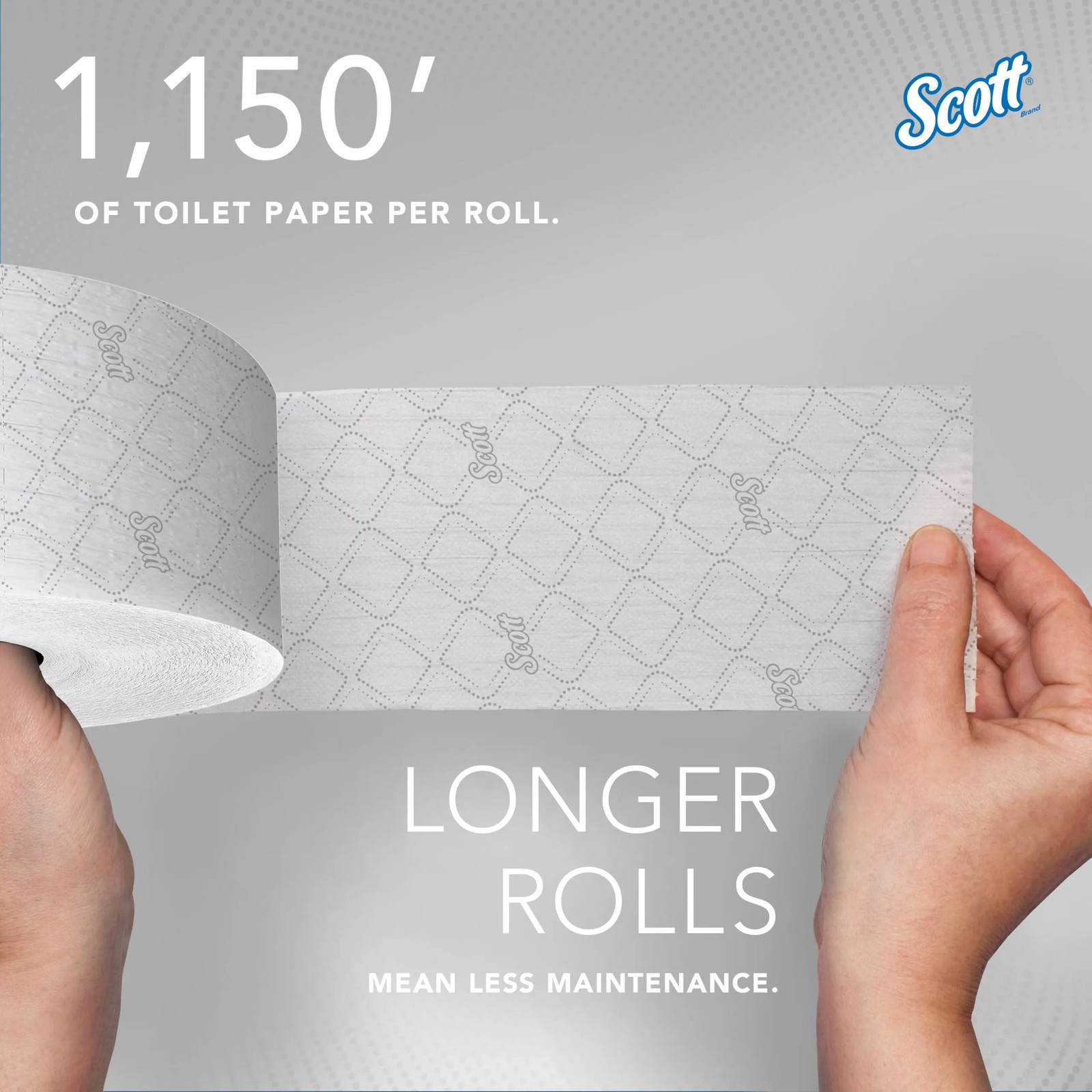 Scott Professional Coreless Jumbo Roll Toilet Paper 2-Ply PACK OF 24 ROLLS