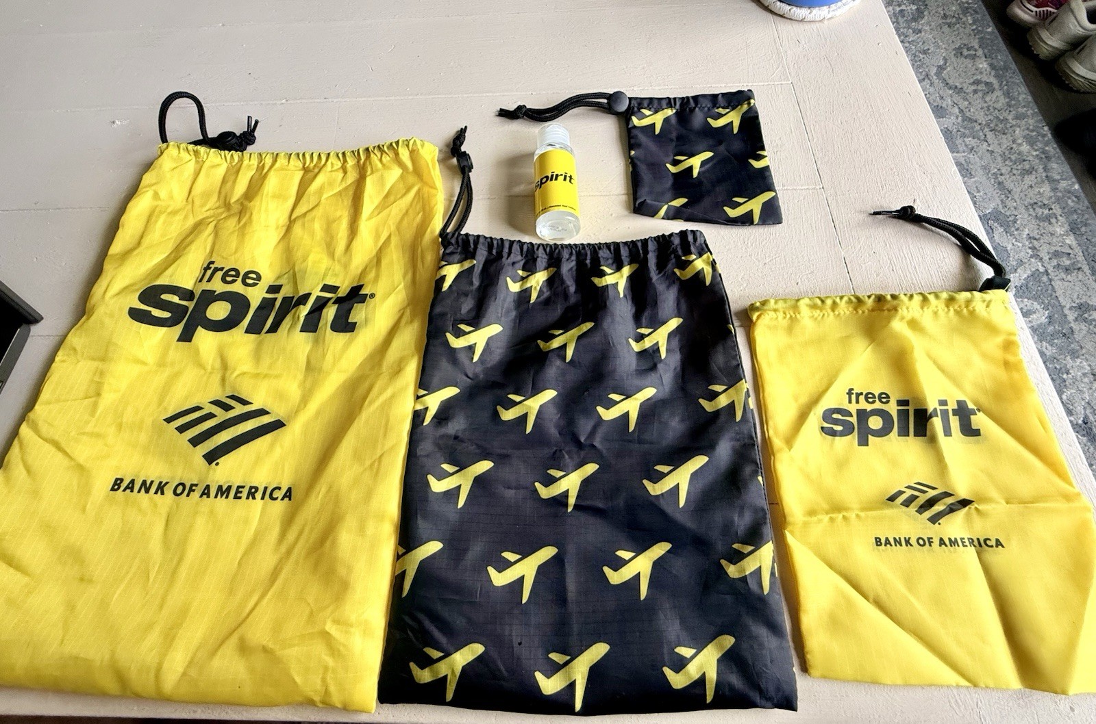 Spirit Airlines Branded travel organizer bags for luggage & Bag Strap
