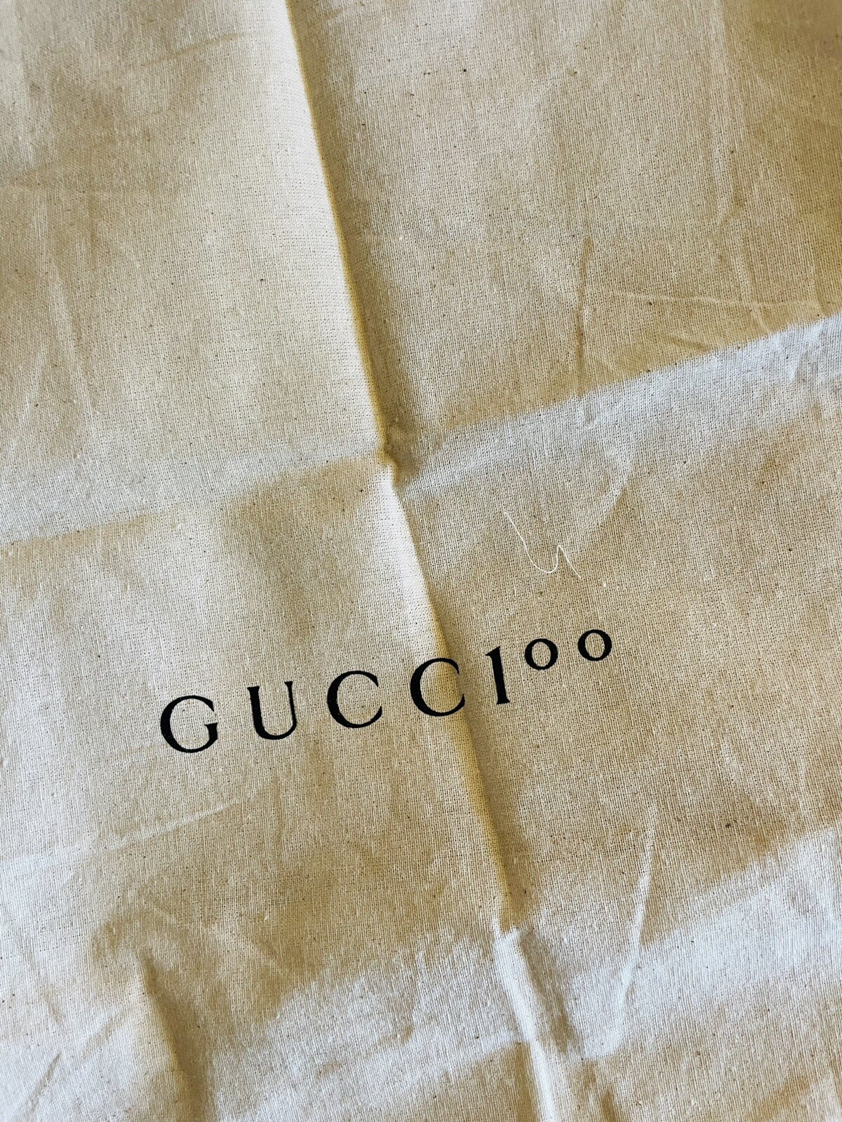 Gucci 100 Canvas Tote Bag Shopping Yoga Dust Lightweight Cotton NEW Eco Reusable