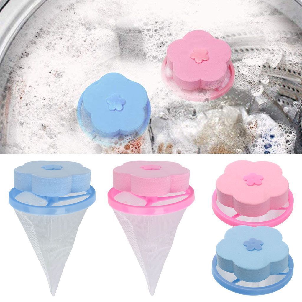 1-10x Floating Pet Fur Catcher Laundry Lint Pet Hair Remover For Washing Machine