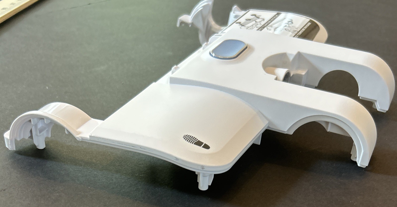Shark WD201 WD200 AW201 TOP LID HOUSING COVER for Floor Nozzle Genuine OEM White