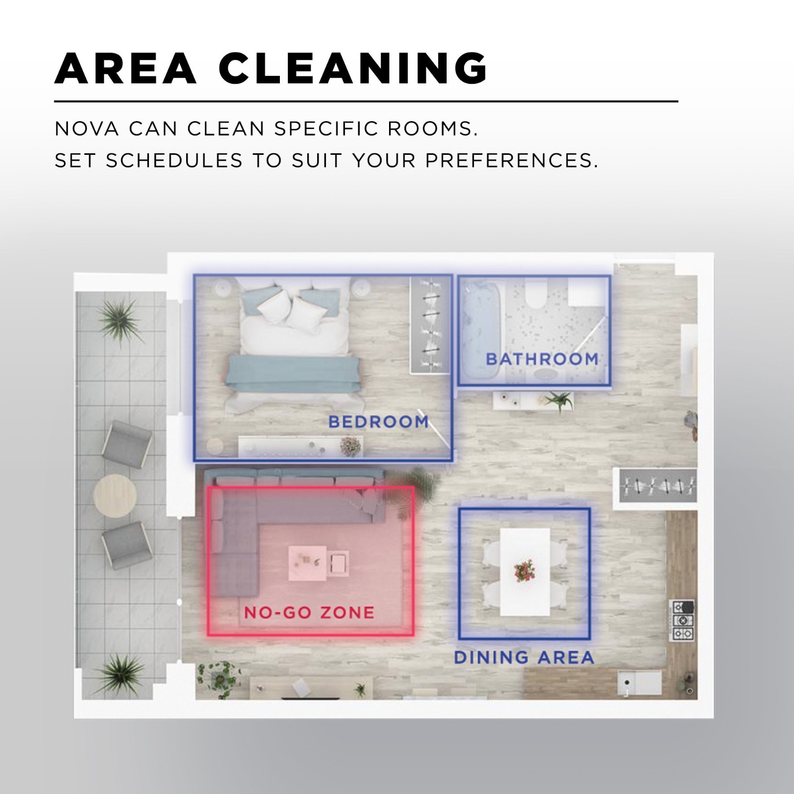 iHome AutoVac Nova Self Empty Robot Vacuum and Mop, Laser and HomeMap Navigation