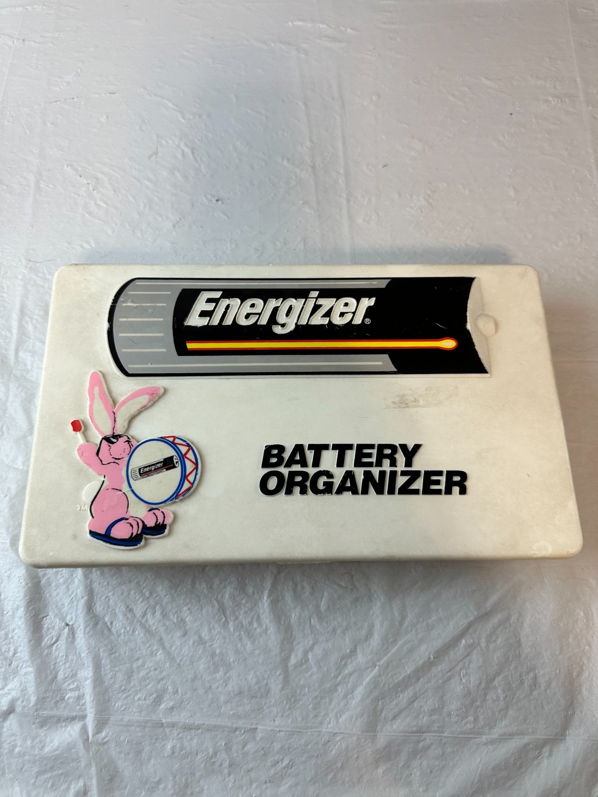 VTG Energizer Bunny Battery Organizer Storage Case with Assorted Battery Slots