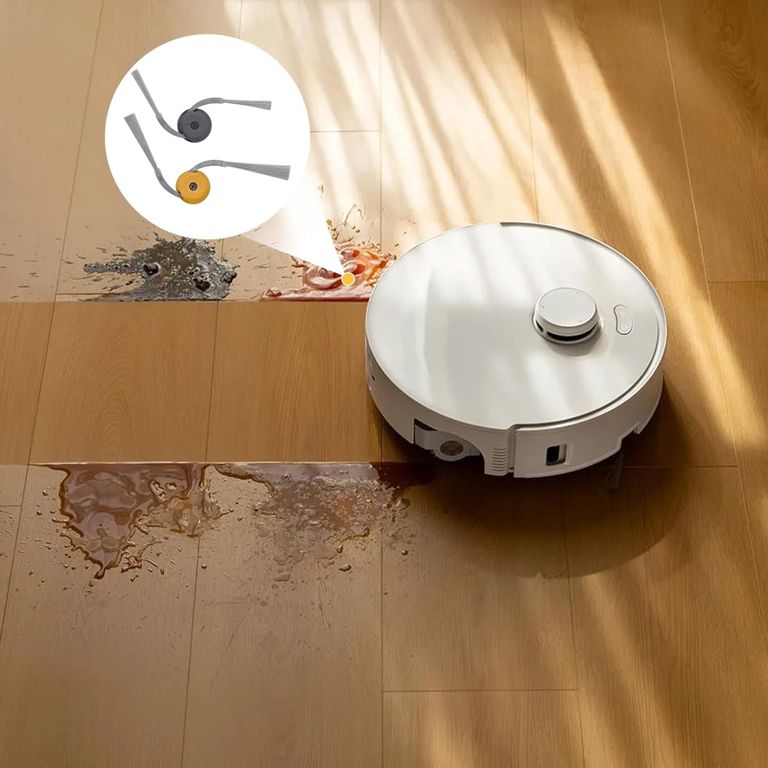 Side Brush Accessorie for Roborock Qrevo Curv 2 Flow Vacuum Cleaner Qrevo Curv