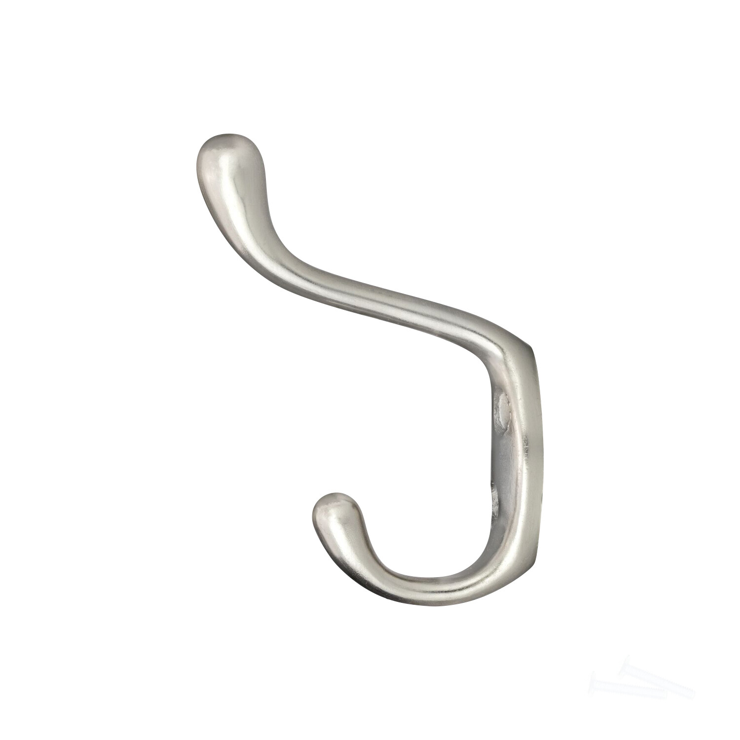 Rok Hardware Heavy Duty Coat Hook, 3-1/2″, Brushed Nickel ROKCH101BN