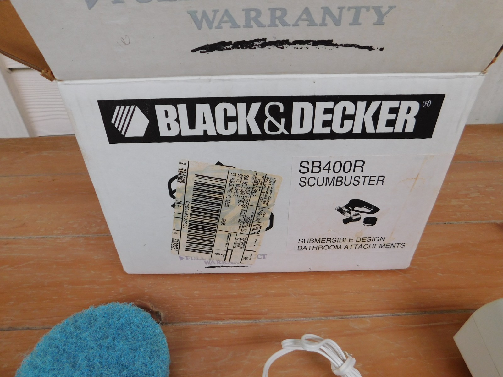Black and Decker Scum Buster Kit SB400 w/Accessories ScumBuster NEW OPEN BOX