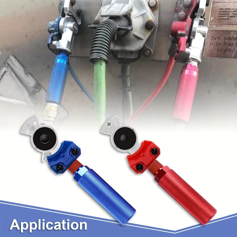 Glad Hands Set for Semi Trucks Trailer Aluminum with Extensions Seals and Grips