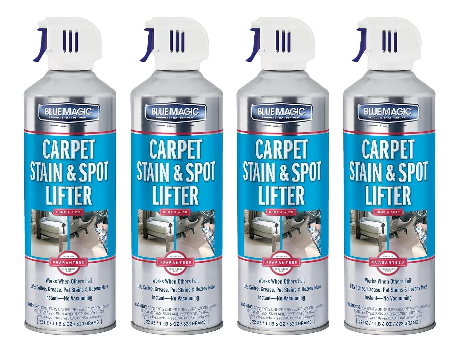 Blue Magic Carpet Stain Remover Aerosol 22 oz Aerosol Carpet Stain Remover Spray