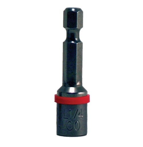 Malco 50493 1/4″ MAGHEX Driver Steel Long MSHL14