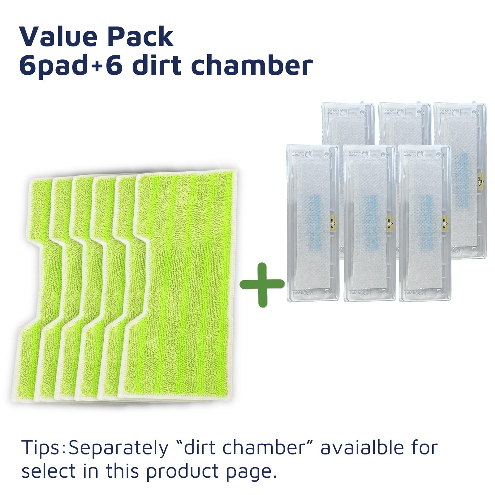 Mop Pads With Shark Vacmop VM252 VM250 VM200 VM190, Reuseable Washable Vacuum…