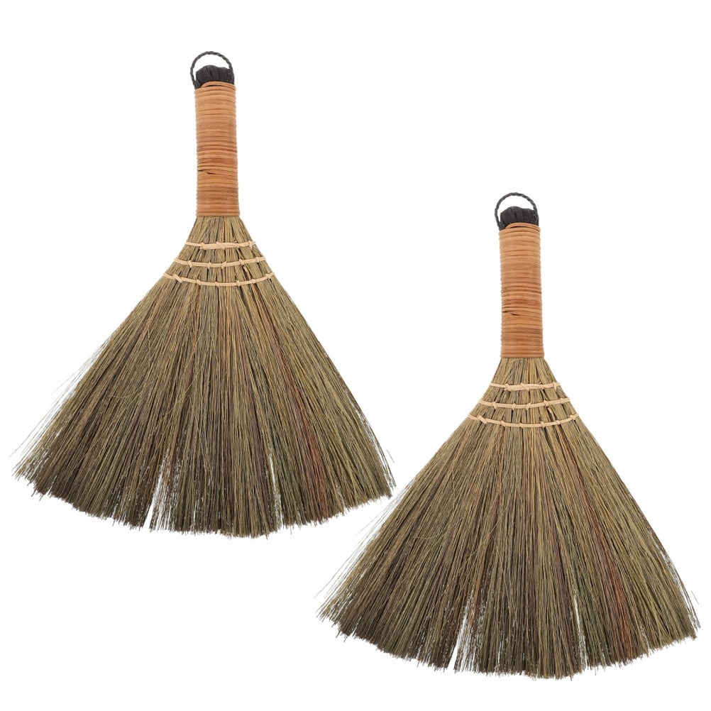 2 Pcs Broom for Sofa House Brush Chinese Brooms Sweeping Indoor Dust