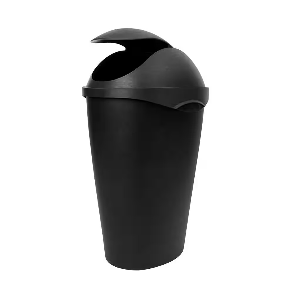 Swinger 12 Gal. Plastic Waste Basket