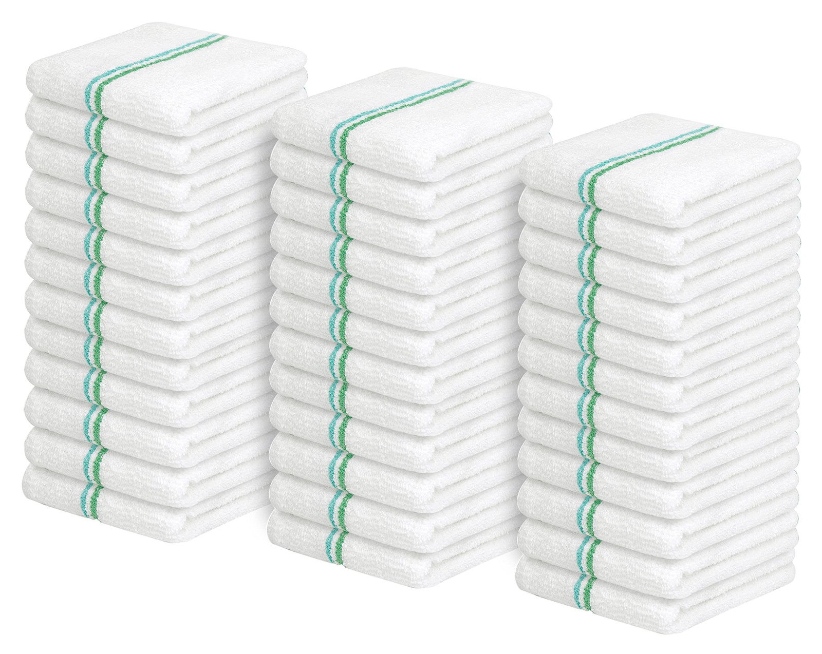 Avalon Towels Terry Bar Mop Towels (Value Pack of 36) Size 16″x19″ – Absorben…