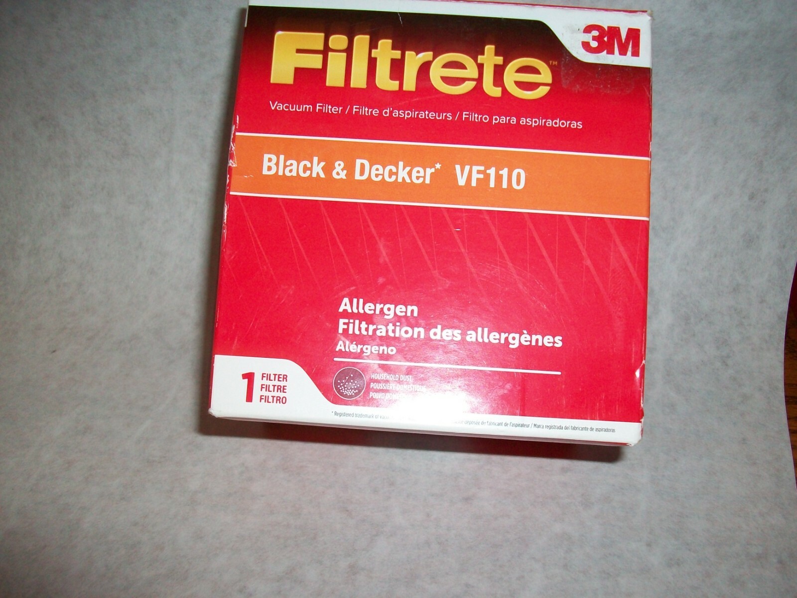 BLACK DECKER VF110 ALLERGEN VACUUM FILTER 3M~Filtrete~NIB-Ships FREE