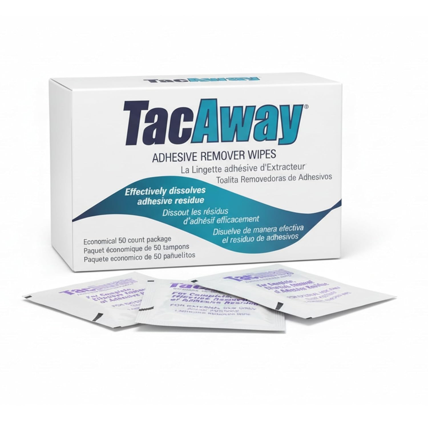 Trms408W – Tacaway Adhesive Remover Wipe, Non-Acetone, 50/Box