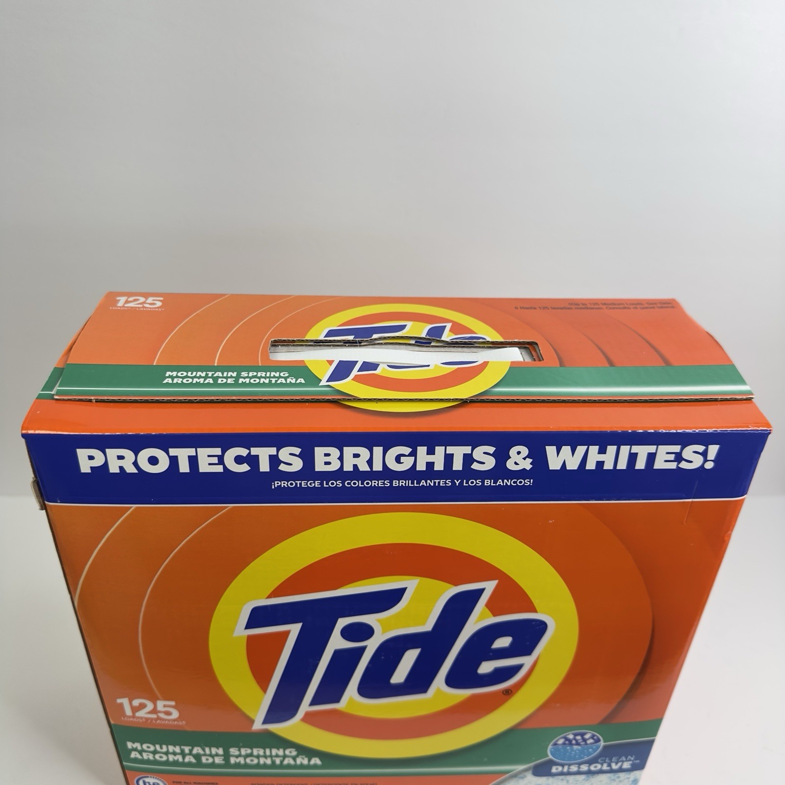 Tide MOUNTAIN SPRING Scent Powder Laundry Detergent 143 oz 125 Loads (Pack of 1)