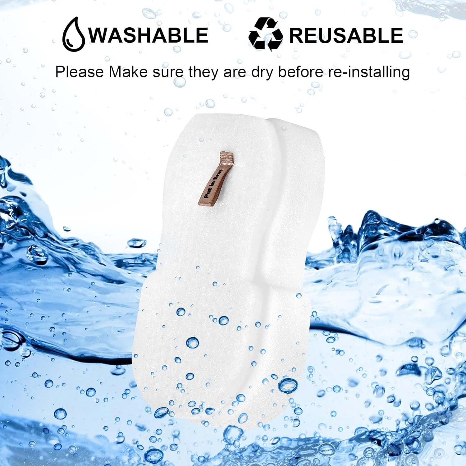 Foam Felt Filter Replacement Compatible with Shark HZ3002 HZ3000 Stratos