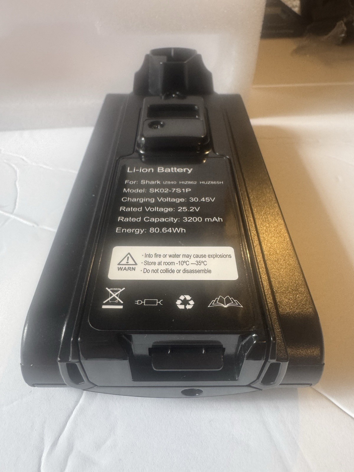 shark vacuum battery replacement