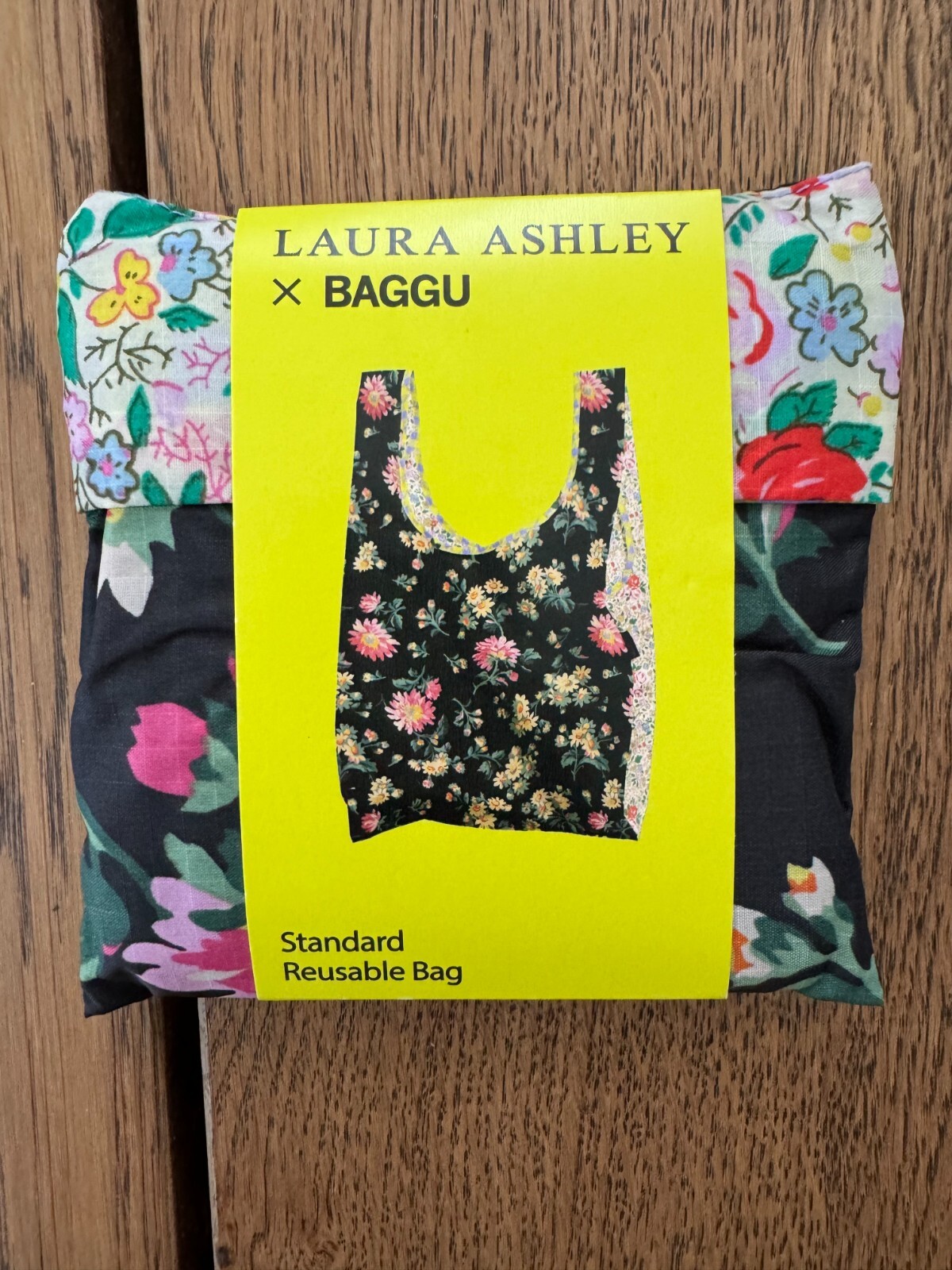 BAGGU LAURA ASHLEY X BAGGU Standard Baggu Reuseable Bag New HTF Rare