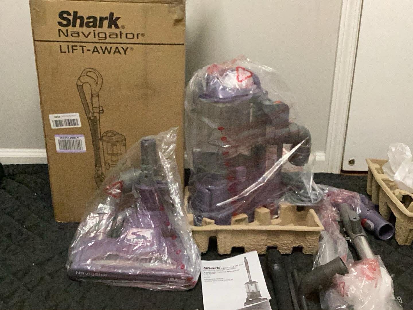 Shark NV352 Navigator Lift-Away Vacuum HEPA Filter Swivel Carpet Lavender