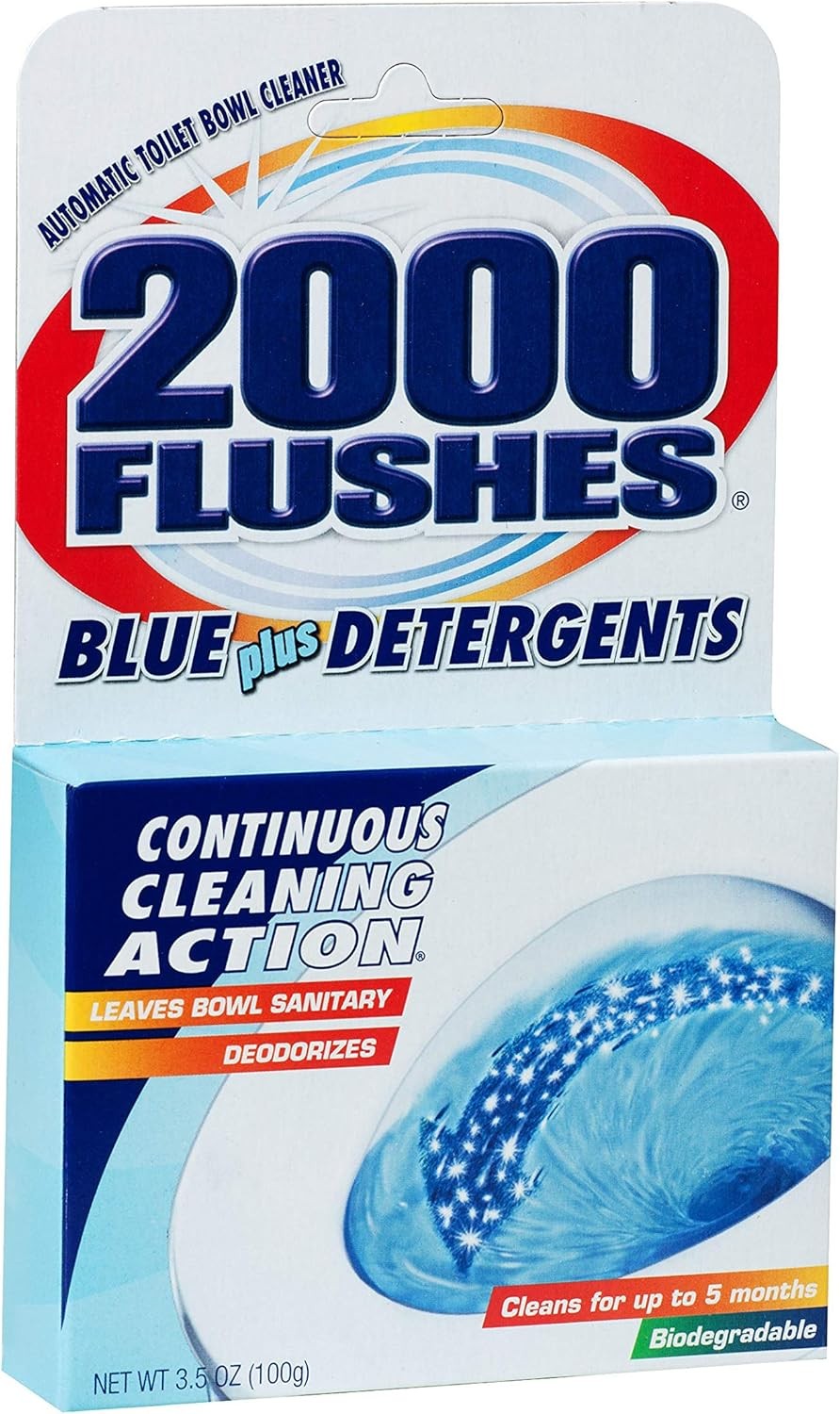 Blue Plus Detergents Automatic Toilet Bowl Cleaner 3.5 OZ Deodorizing Tablet