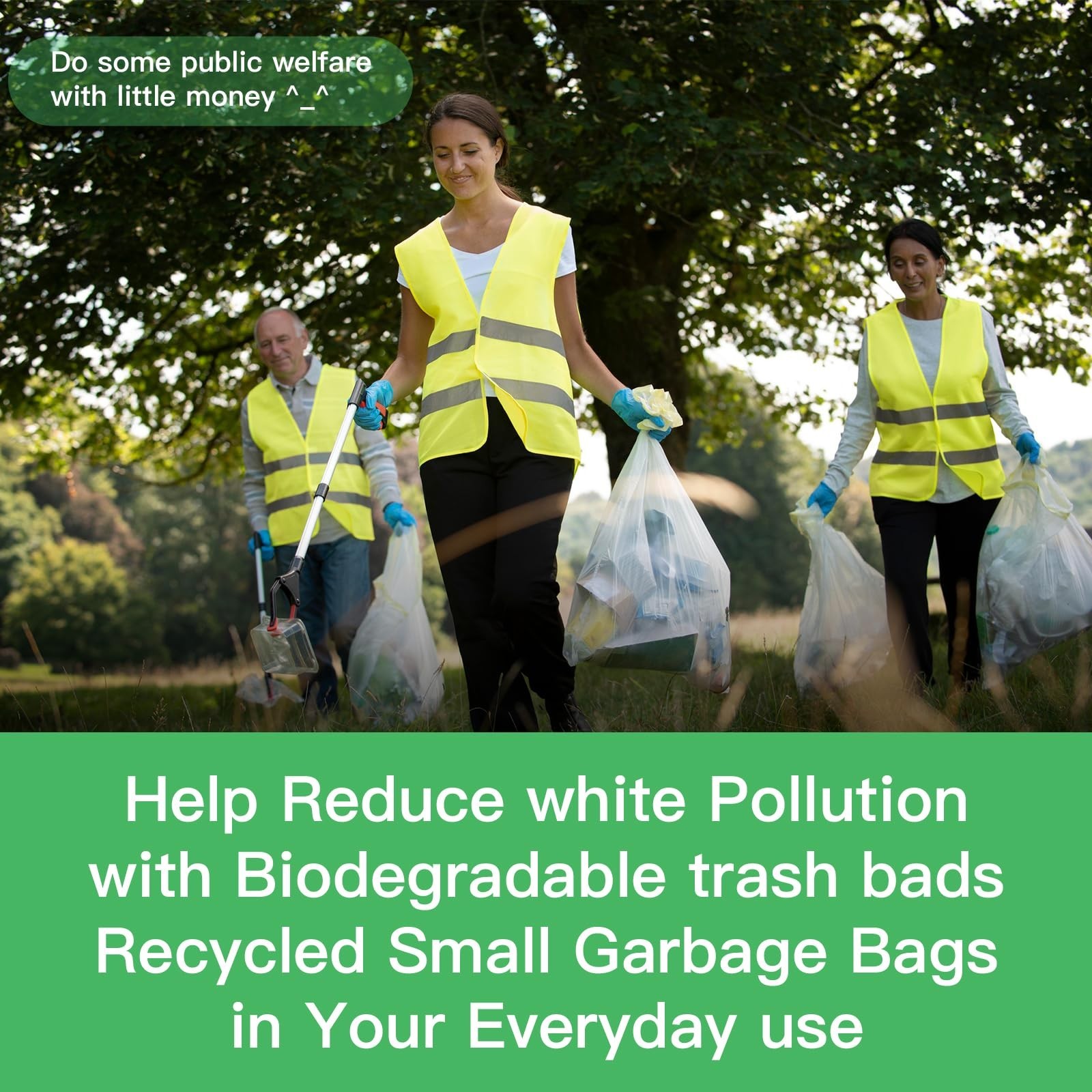 Compostable 2 Gallon Trash Bags – Biodegradable Bulk 200 Count Unscented Waste L