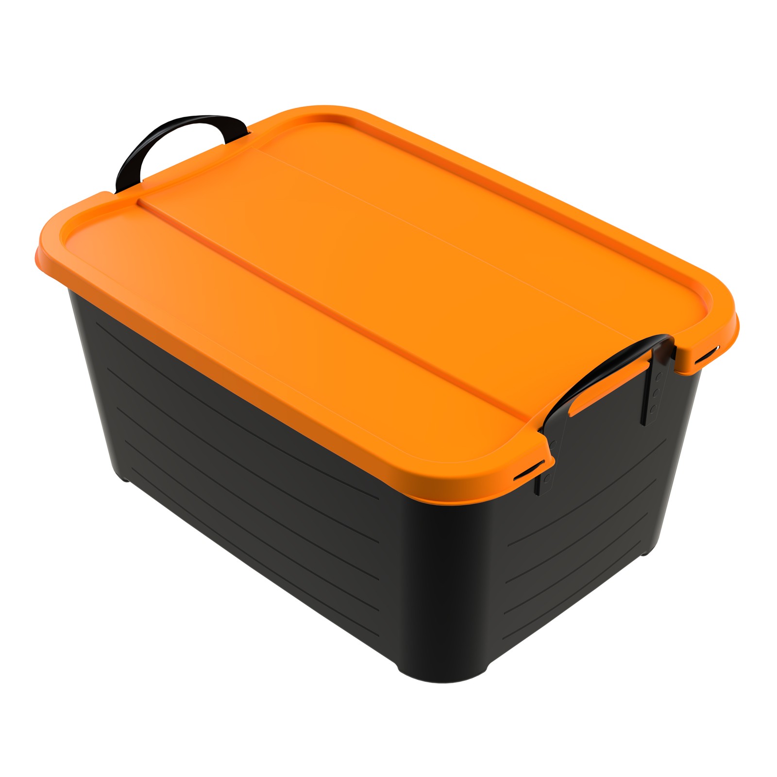 Life Story 55 Quart Stackable Storage Bin, Heavy Duty Lidded Container, 6 Pack