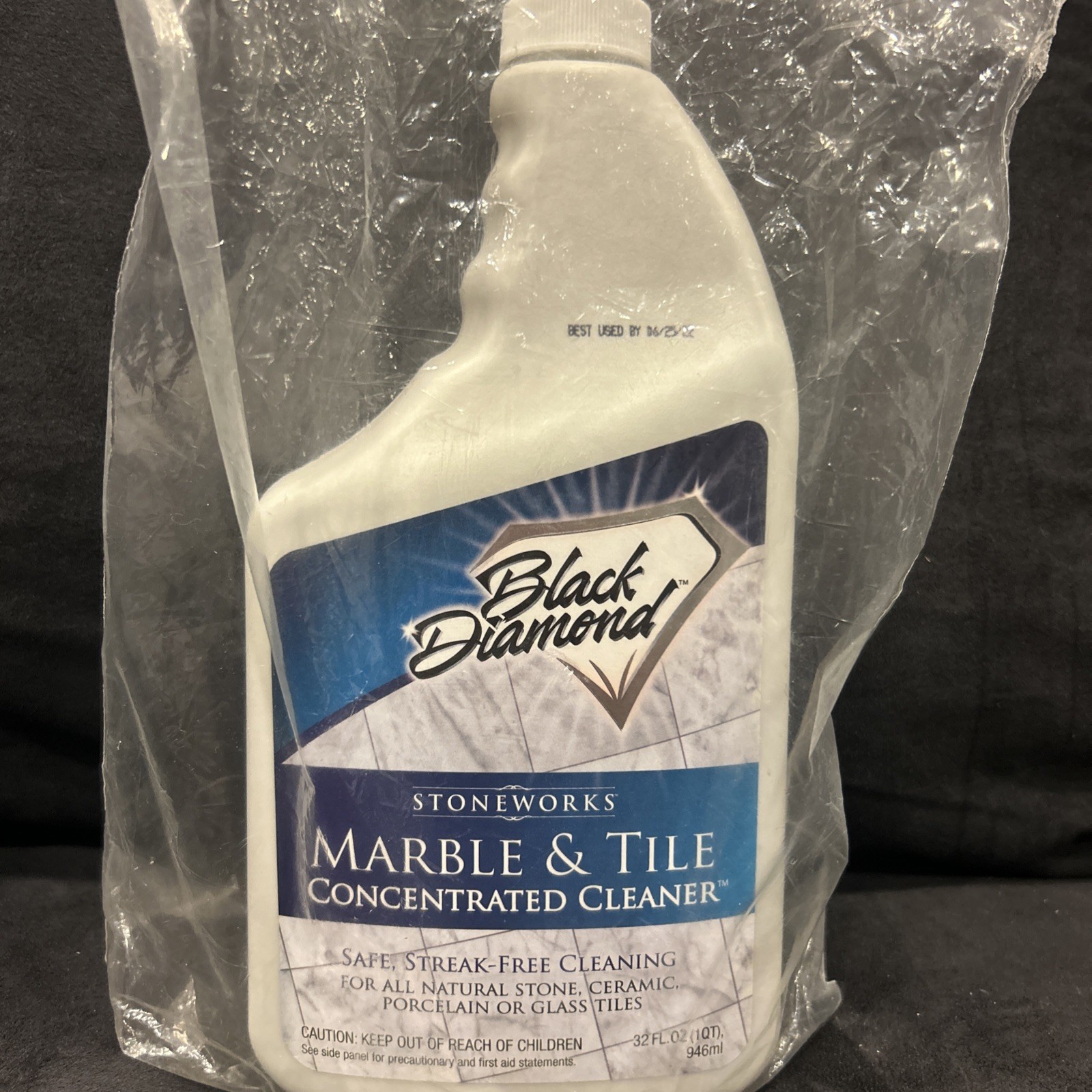 Black Diamond Stoneworks MARBLE & TILE FLOOR CLEANER. Great for Ceramic, New