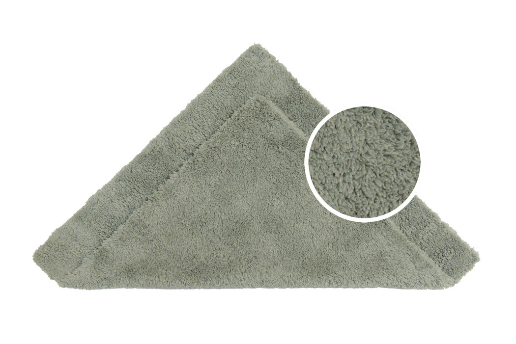 24 Pcs Microfiber Towel Edgeless Lint Scratch Free Cleaning 16″x16″ Grey