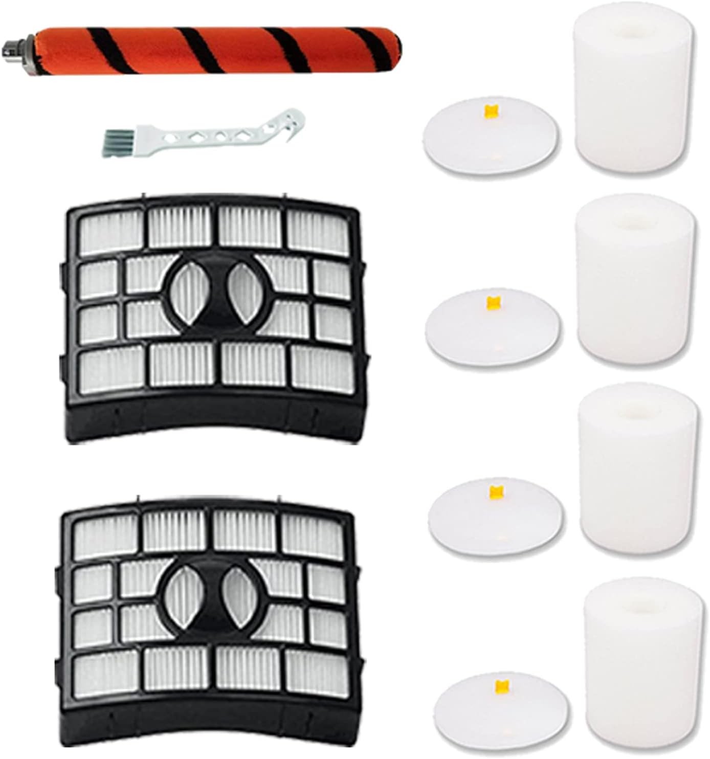 Replacement Brush Roll Filters Compatible with Shark Apex DuoClean AZ1000 AZ1…