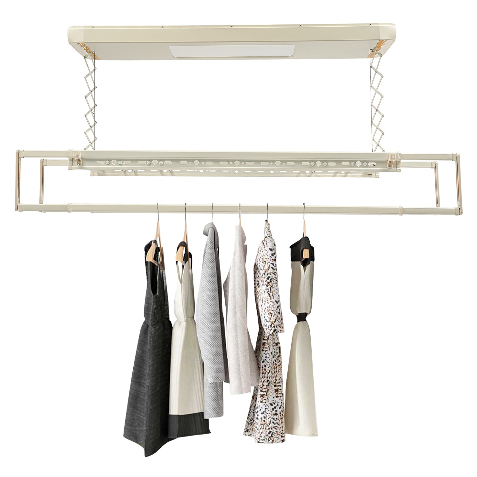 Electrical Retractable Airing Rack with Remote Control & Light 35kg/77.16 lbs