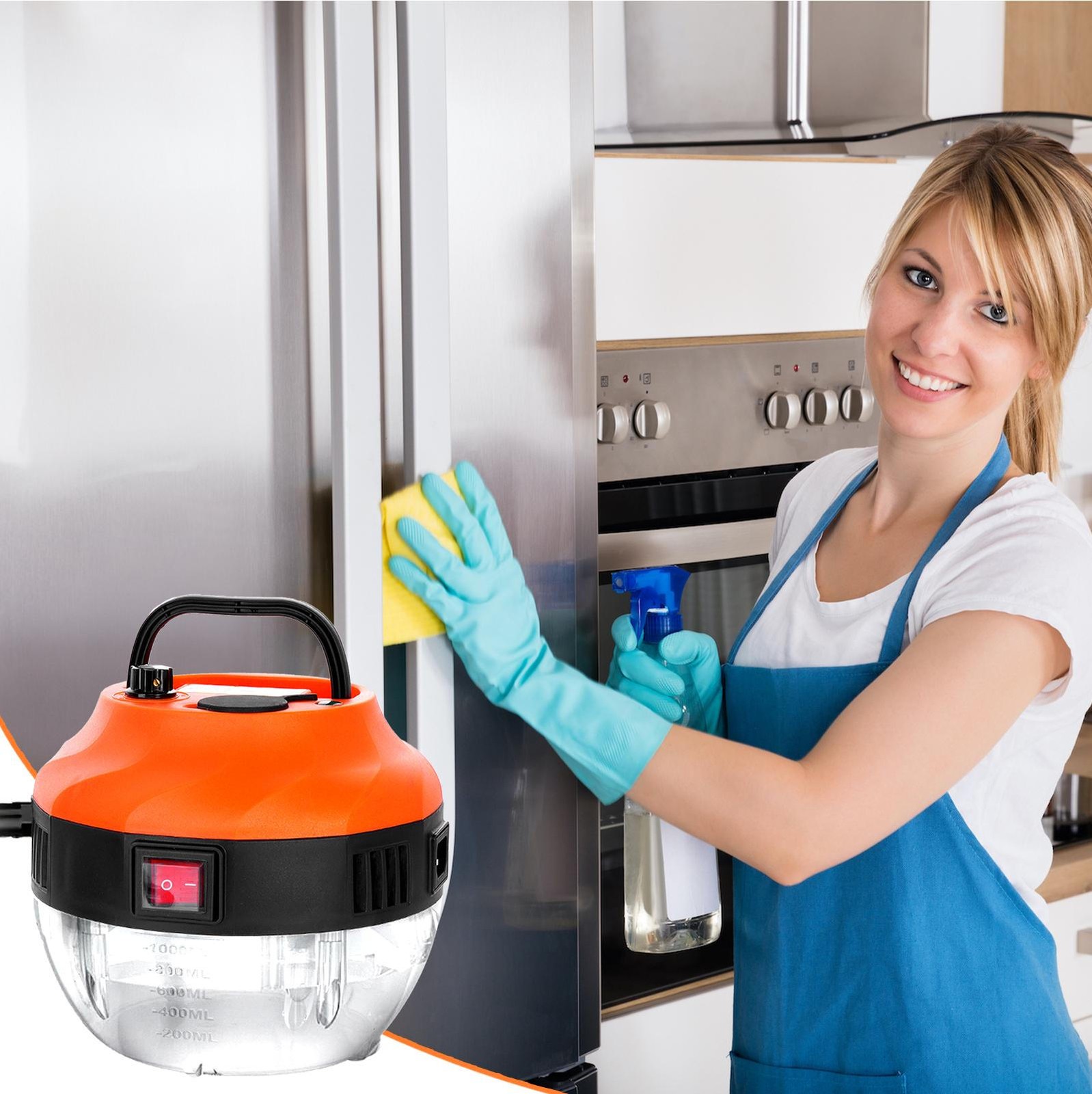 3800W Heavy-Duty High-Pressure Steam Cleaner Machine for Household&Car Cleaning