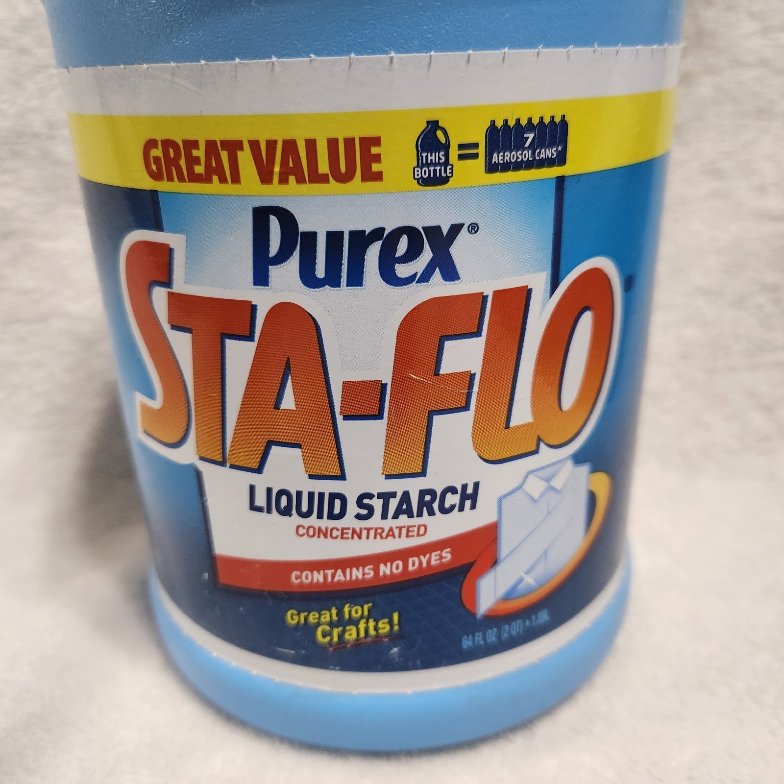 Purex Sta-Flo Liquid Starch Concentrated 64 Oz Crafts Quilting Discontinued