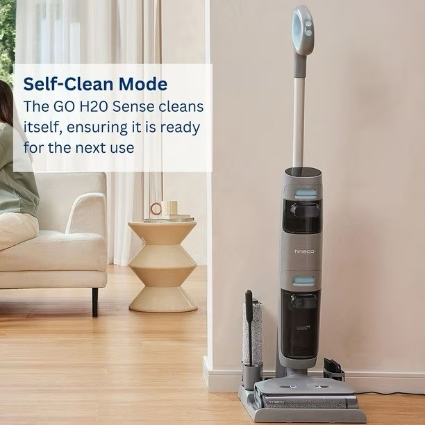 Tineco GO H2O SENSE Wet/Dry Mop & Vacuum with Mess Detection