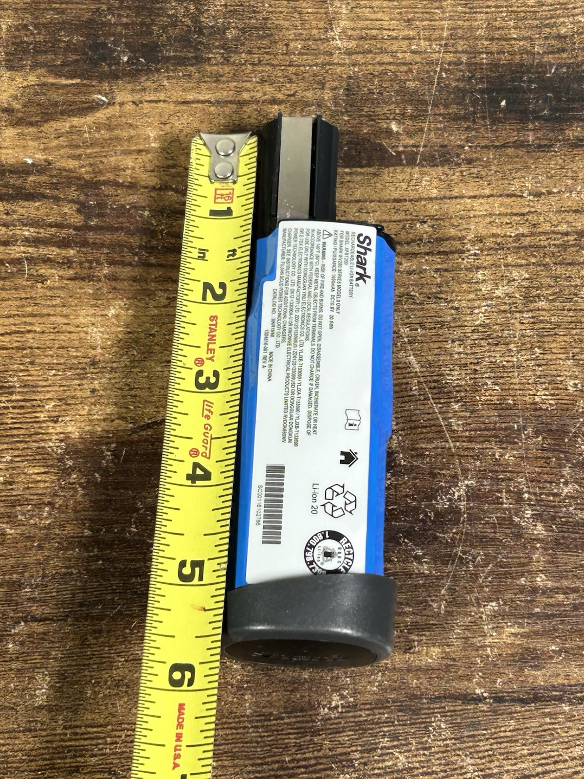 Shark Lithium-Ion Battery WANDVAC WV201 WV200 WV205 WV220 OEM ( HOLDS CHARGE)