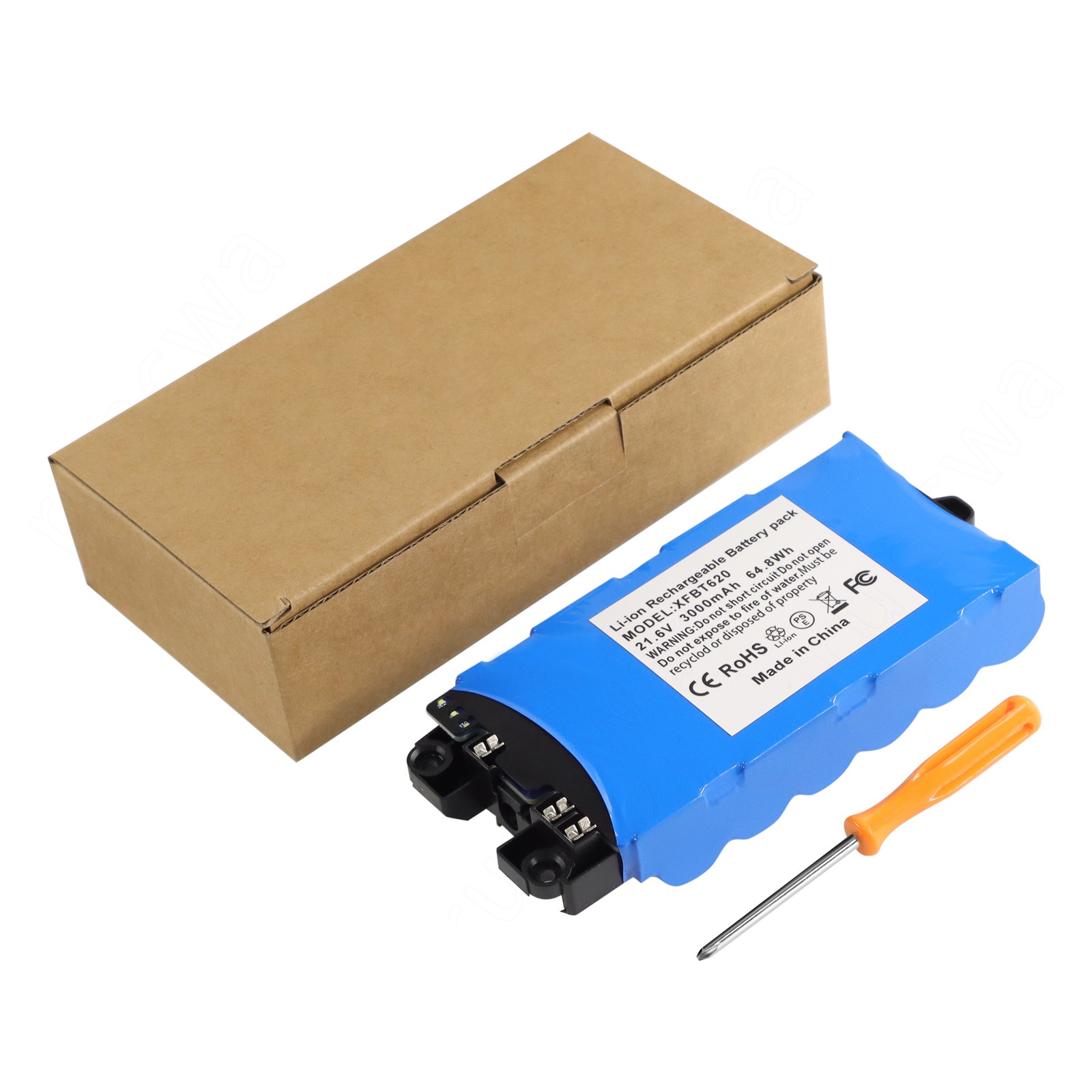 1/2PCS Vacuum Battery XFBT620 For Shark IX140,IX140H,IX141,IX141H,IX142,IX144AMZ