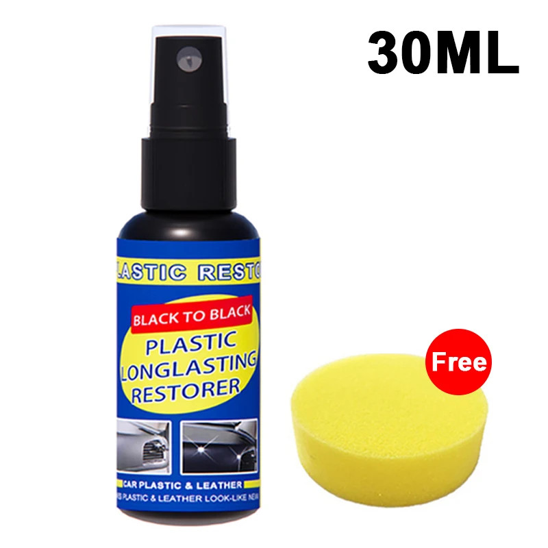 Car Plastic Restorer Back to Black Gloss Car Cleaning Products Plastic Leather R