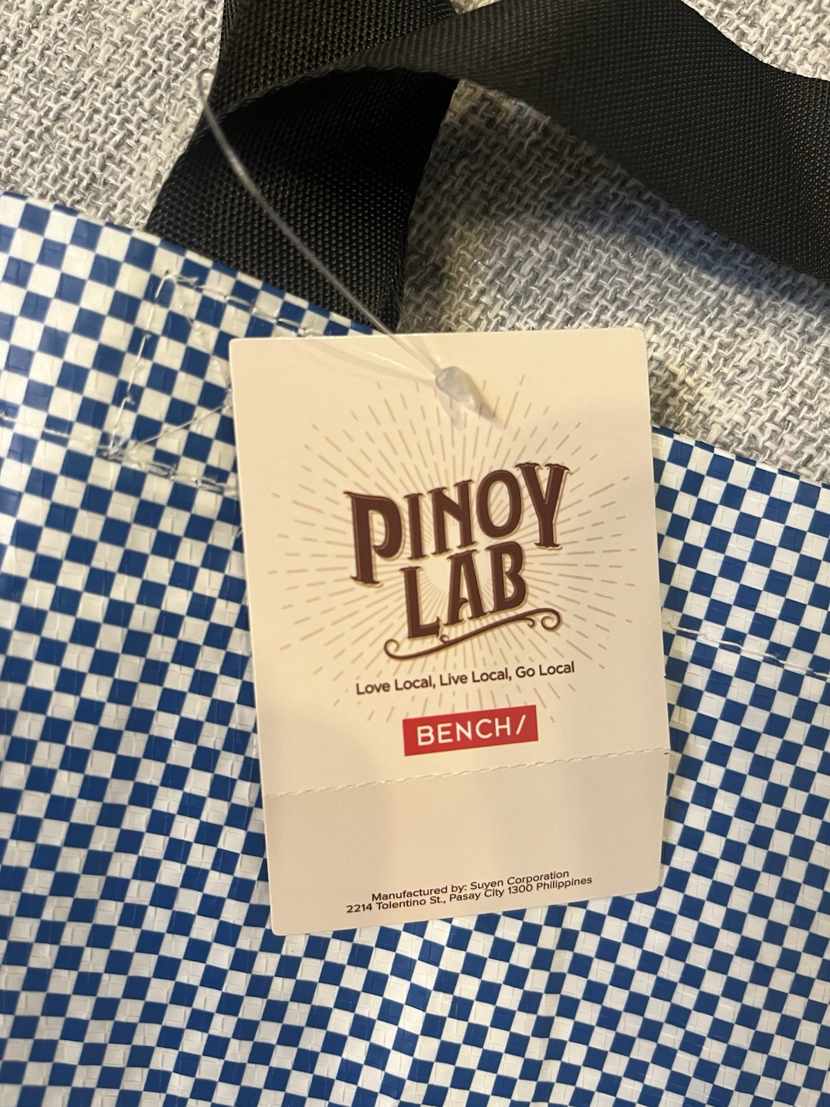 Pinoy Lab By BENCH Reusable Bag New With Tag ~ See Pictures