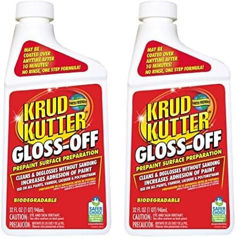 32 oz Gloss-Off Prepaint Surface Preparation Cleaner, No Sanding Liquid Deglosse