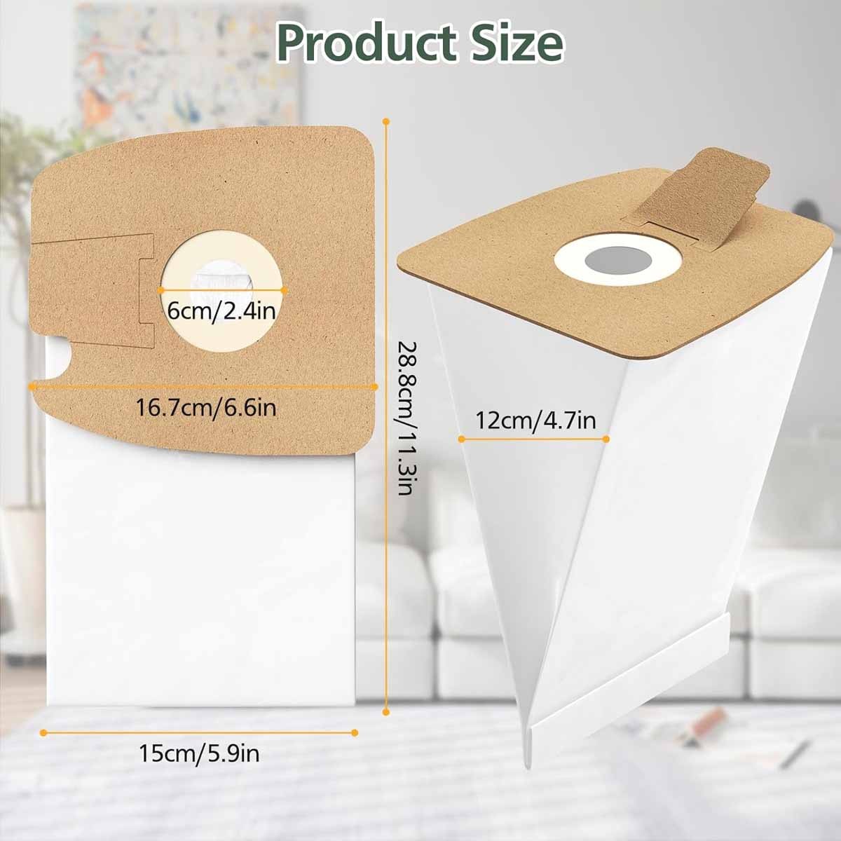 Style MM Vacuum Bags for Eureka Mighty Mite 3670 and 3680 Series Canisters