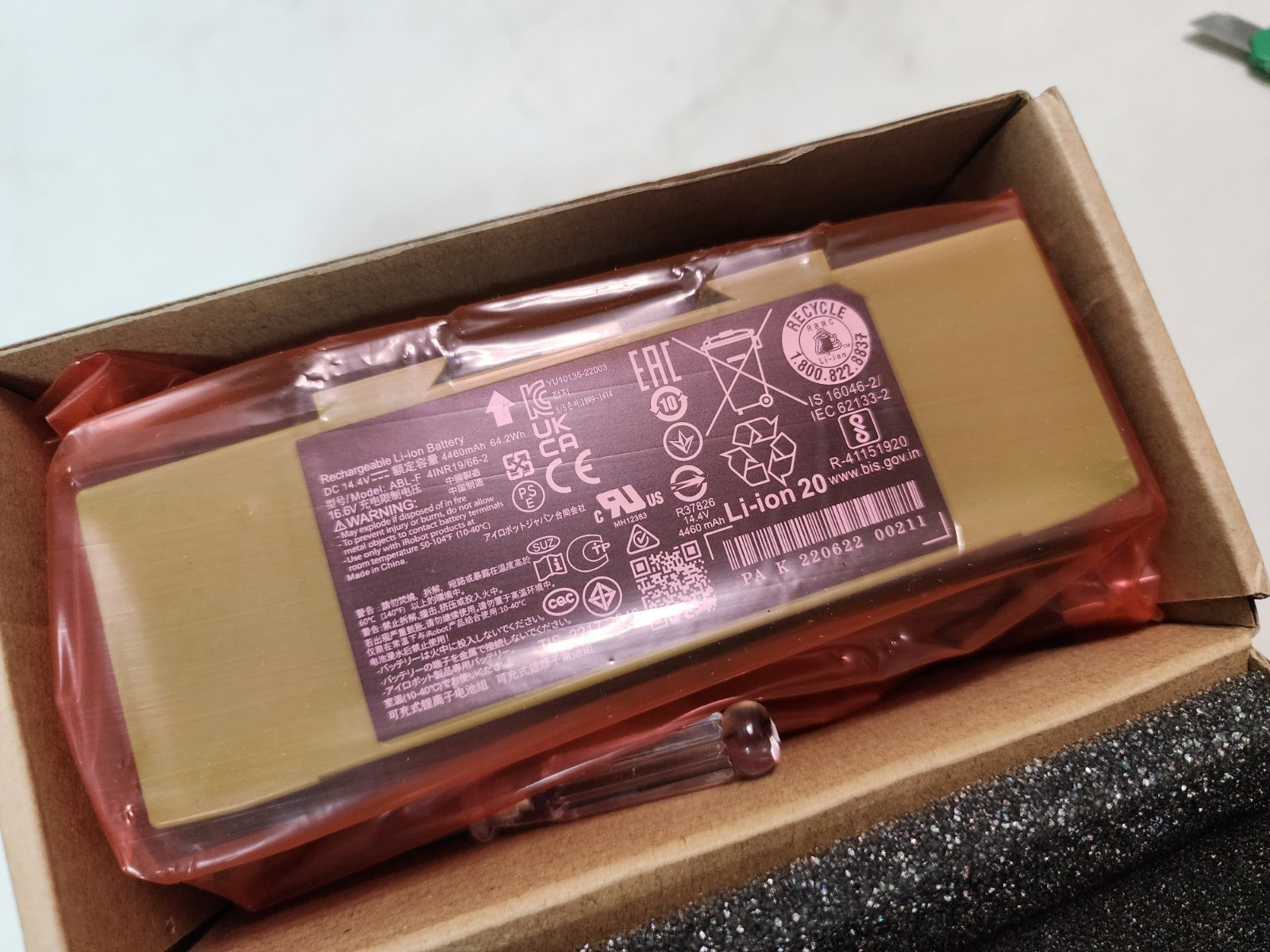 ABL-F Battery for iRobot Roomba i7 i7+ 7158 7150 7550 7558 Replacement Battery