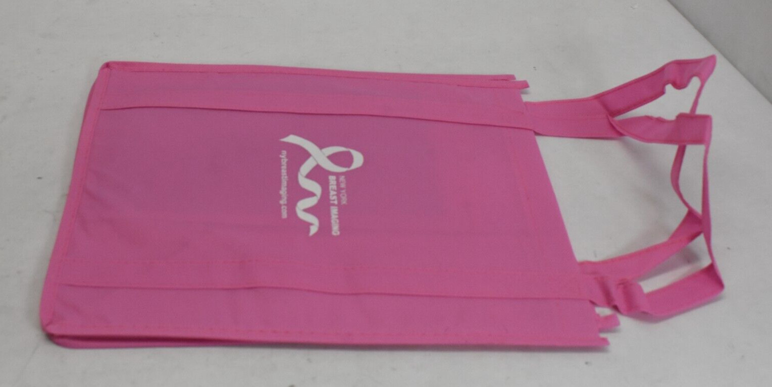 Pink Reusable Tote Bag 39 x 34 x 50cm P273947 Breast Imaging Imprint 125 Pack