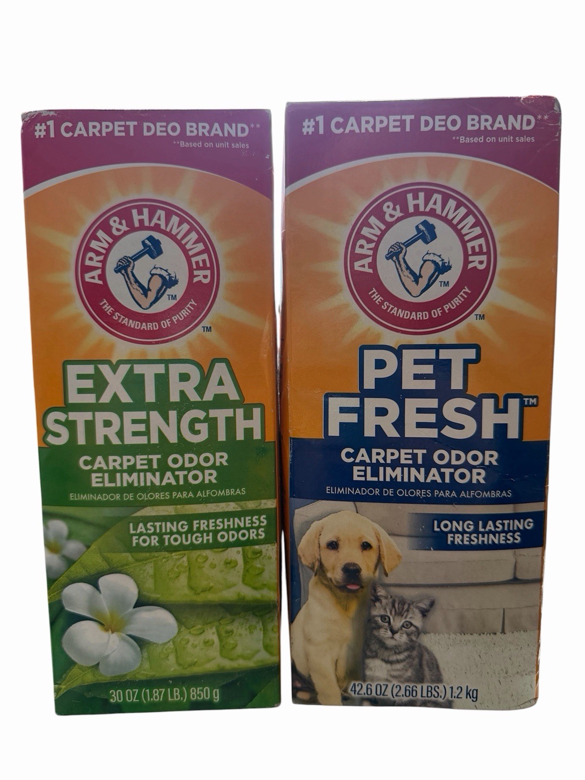 Arm & Hammer Carpet Odor Eliminators – 2 OF PACK 42.6 oz 30.0 oz