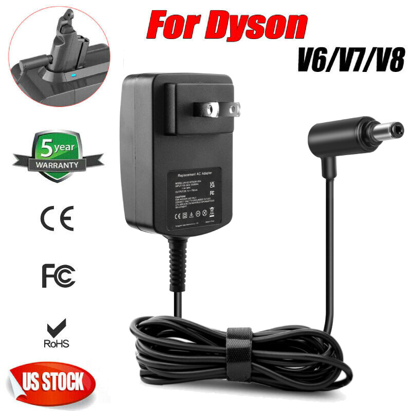 Charger For Dyson Cordless V6 V7 V8 Animal Absolute Power Adapter Battery Supply