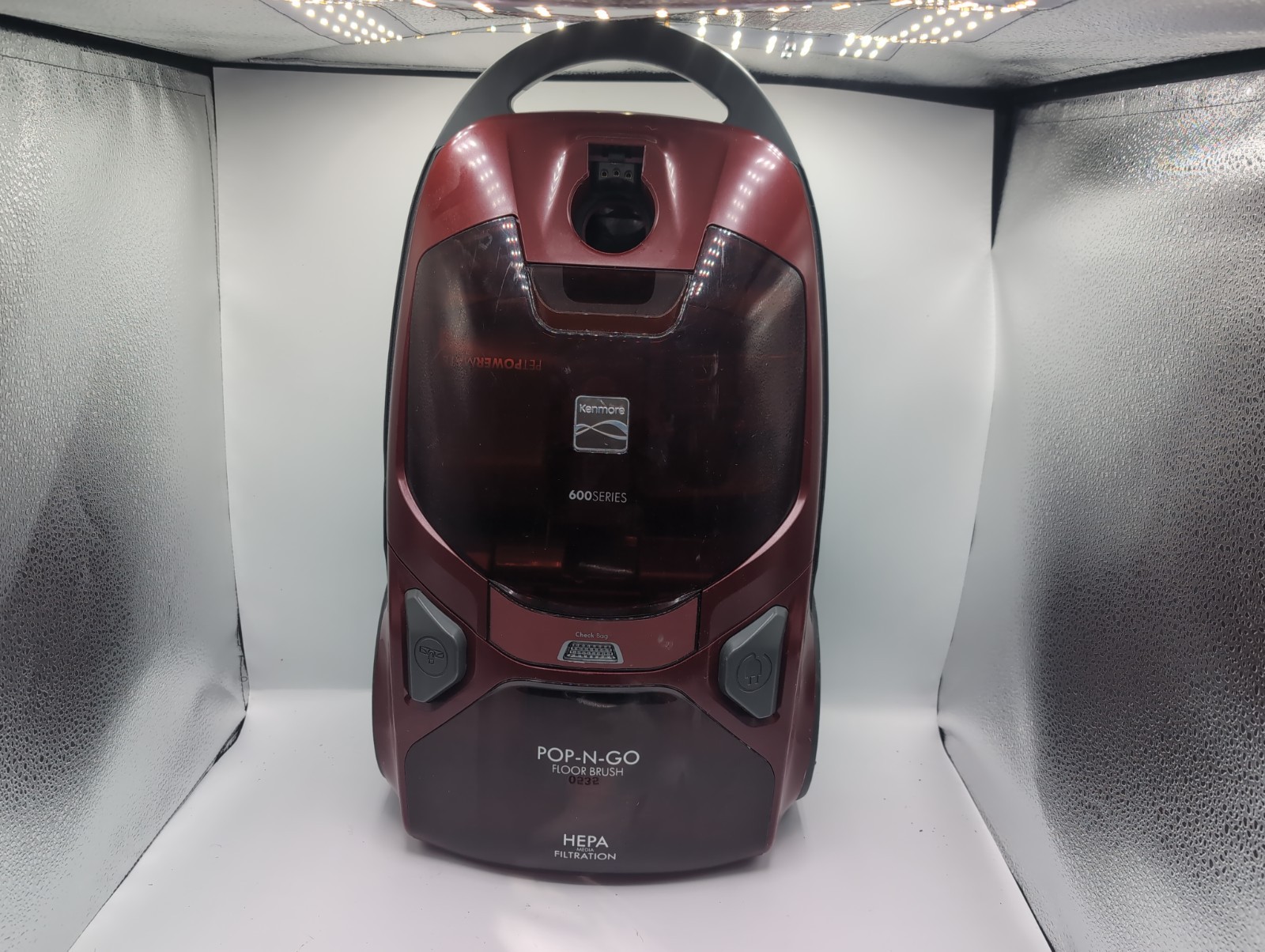 Kenmore Pet Friendly Corded Canister Vacuum Cleaner BC4027 600 Red w/Attachments