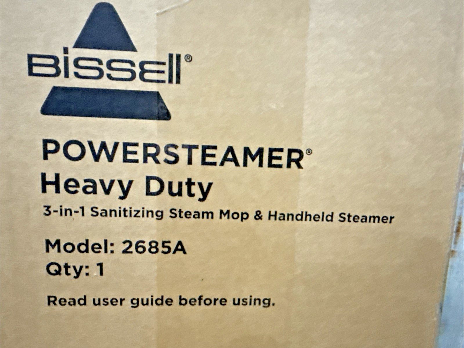 Factory Sealed BISSELL PowerSteamer Heavy Duty 3-in-1 Steam Mop 2685A